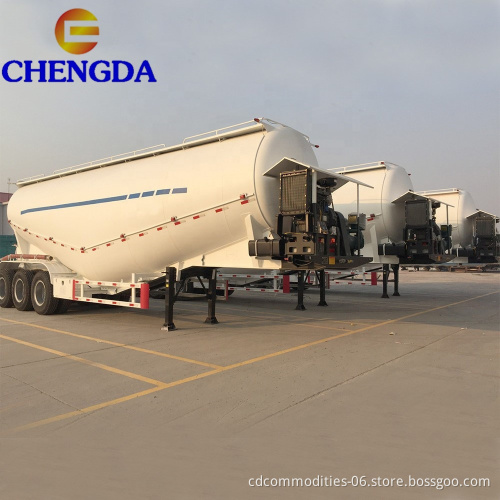 Low Price SINOTRUK 3 Axle 45CBM Bulk Cement Tanker Trailer